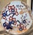 Mid-Century Apple Blossom Motif Gold Imari Decorative Plate For Sale - Image 9 of 9