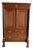 Antique Empire Oak Diaper Cabinet For Sale