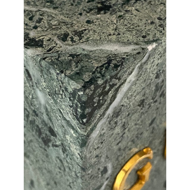 Verdi Green Marble 1970s Gucci Bookend, Minimalist Design, Circa 1970s For Sale - Image 16 of 16