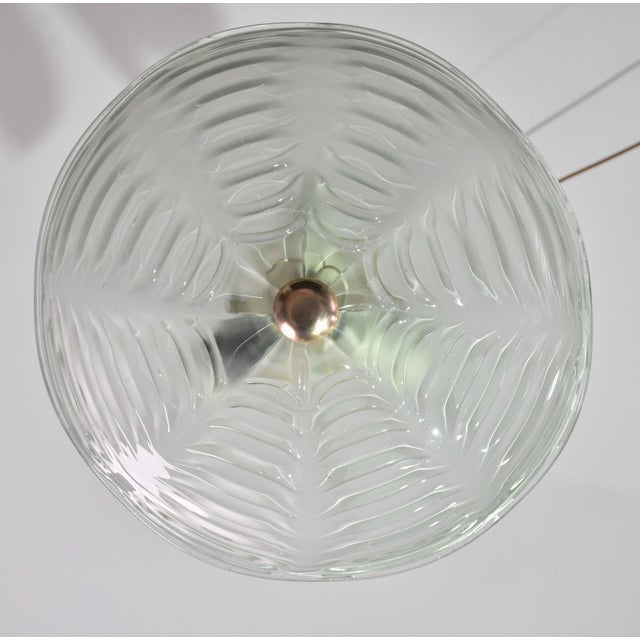 Luxury Barovier & Toso Chandelier, Murano Pulegoso Glass, 1950s For Sale - Image 13 of 13