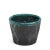 Metal Black Green Metal Coating Artide Vase Mangkuk Ceramic Bowl by Laab Milano For Sale - Image 7 of 8