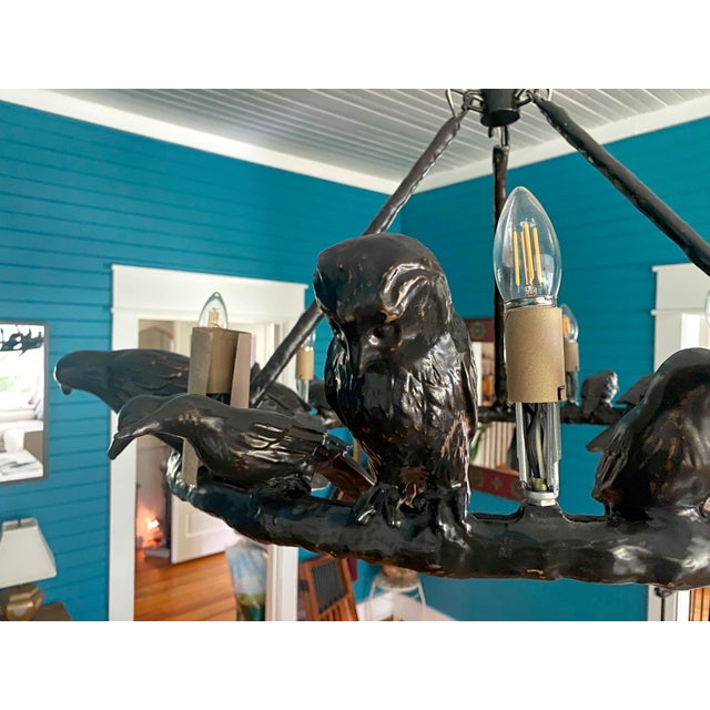 Oly Studio Flock Chandelier by Oly Studio For Sale - Image 4 of 4