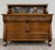 Early 20th Century Antique Empire Quarter Sawn White Tiger Oak Sideboard Server Buffet For Sale - Image 5 of 13