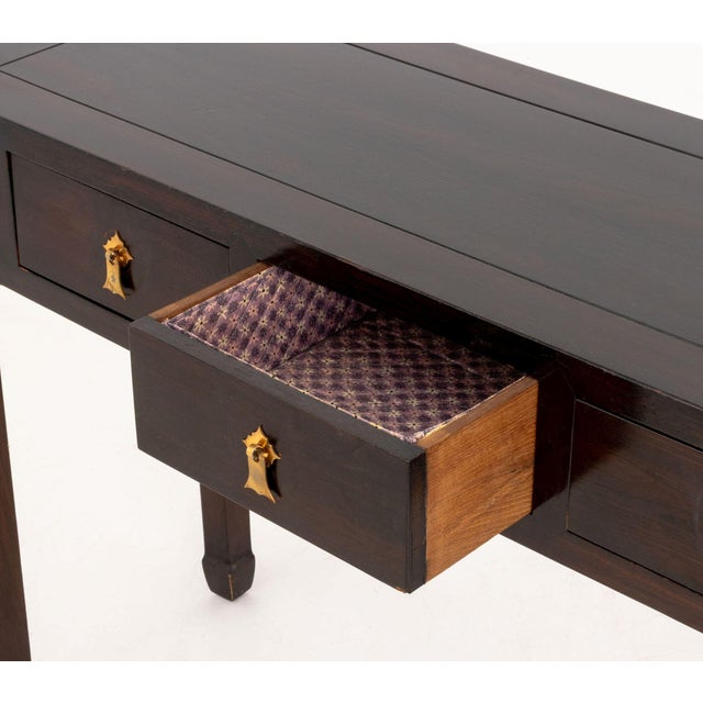 Wood Chinese Hardwood Console Table For Sale - Image 7 of 10