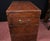 Metal Large English Leather Campaign Luggage Trunk For Sale - Image 7 of 13