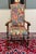 Antique Pair of Catalan Style Carved Oak Recently Upholstered Armchairs C. 1920s For Sale - Image 9 of 18