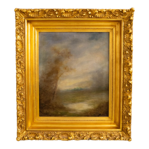 Ford Artist Signed Landscape Oil Painting on Canvas c.1903