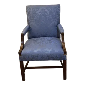 Early 20th Century Chippendale Style Library Chair