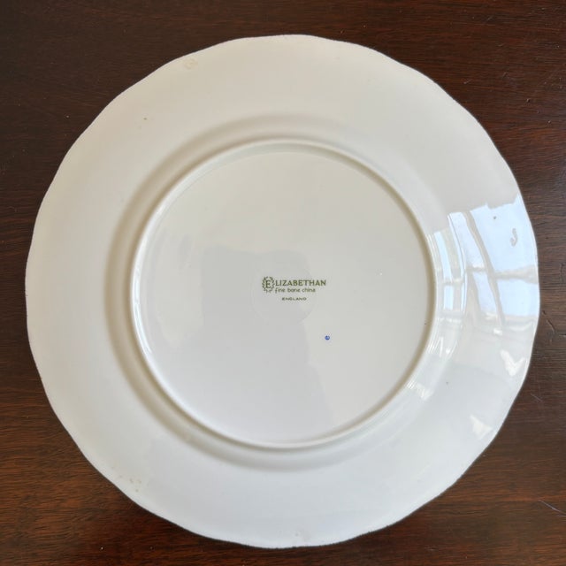 Vintage English Bone China Decorative Dessert Plate For Sale - Image 11 of 13