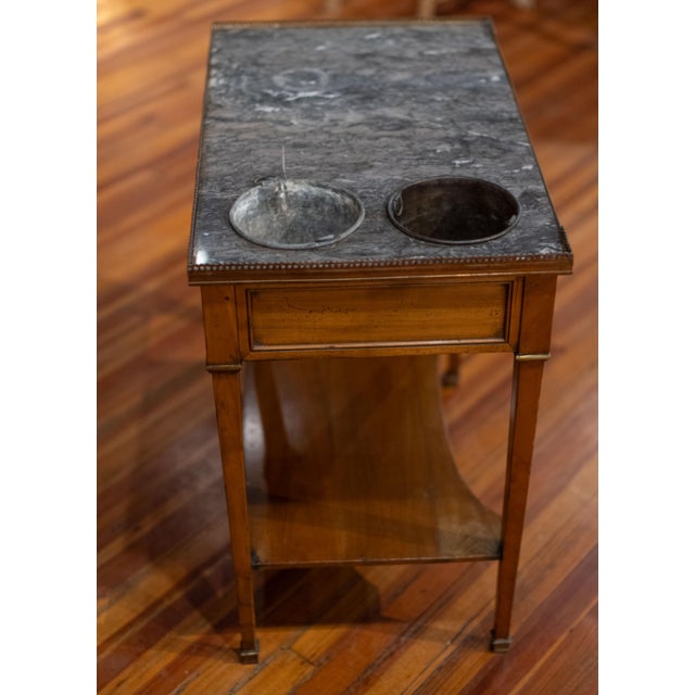French Late 20th Century French Directoire Style Wine Chiller Table For Sale - Image 3 of 4