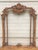 Bronze Renaissance Style Carved and Gilded Walnut Pier Mirror and Console Table For Sale - Image 8 of 13