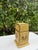 Hollywood Regency Vintage 10” Neoclassical Crackle Glaze Lion Head Covered Terracotta Urn For Sale - Image 3 of 11
