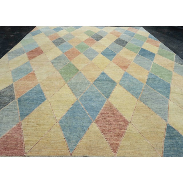 Turkish Oushak Rug 12'4" x 15'5" #18524 Explore a curated collection of hallway runners, wool rugs, and handmade...