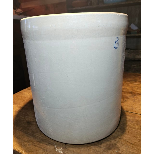 6 Gallon Salt Glazed Stoneware Crock For Sale In Charlotte - Image 6 of 12