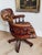 Antique Style Chesterfield Swivel and Tilt Captain's Chair in Brown Buttoned Leather, 1990s For Sale - Image 12 of 18