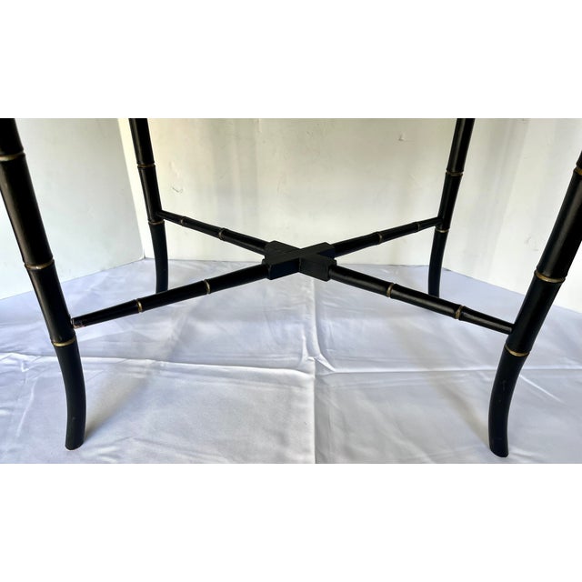 Antique Late 1800s English Chinoiserie Paper Mache Tray Table For Sale - Image 17 of 18