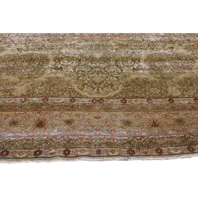 1880's Antique Persian Kermanshah Rug - 09'05 X 13'02 For Sale - Image 4 of 6