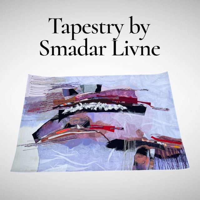 Hand-Made Wool Tapestry from Smadar Livne, 1990s For Sale - Image 4 of 11
