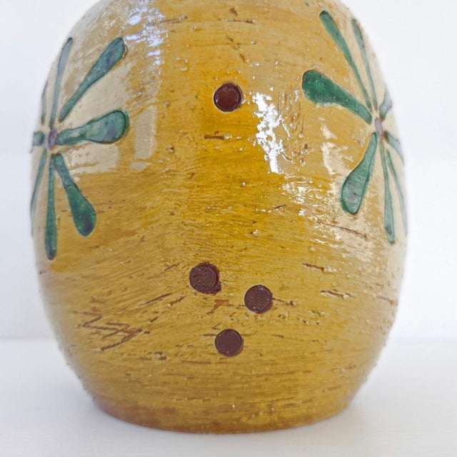 1950s Vintage Italian Vase in Ceramic by Aldo Londo for Bitossi, 1950s For Sale - Image 5 of 8