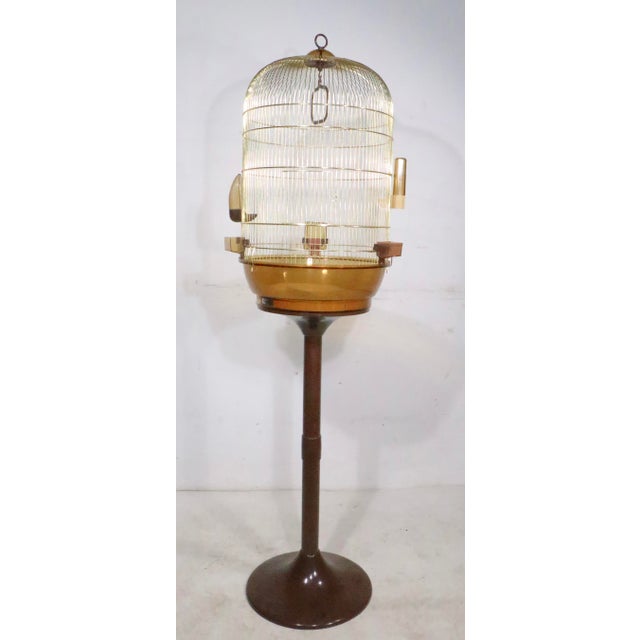 Space Age Fer-Plast Birdcage Made in Italy c.1970's For Sale - Image 9 of 15