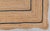 Boho Chic Navy Natural Jute Wave Scallop Rug 3x12 Ft. For Sale - Image 3 of 12