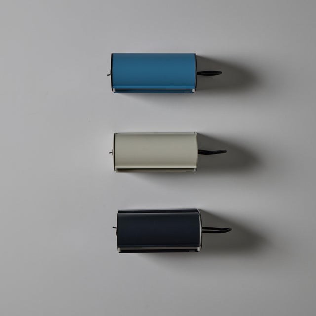 Charlotte Perriand 'Applique Cylindrique Petite' Wall Lamp in Light Blue For Sale - Image 12 of 18