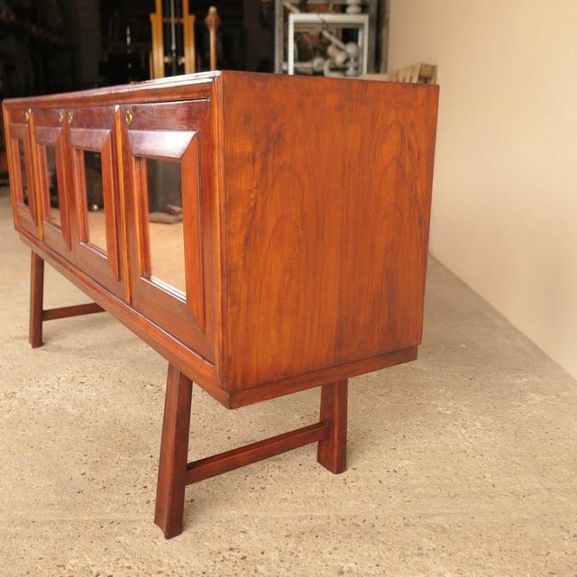 Rose Mirrored Sideboard in Wood For Sale - Image 15 of 18