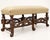Early 20th-C. Neo-Classical Style Carved Mahogany Bench With Eagles For Sale - Image 4 of 7