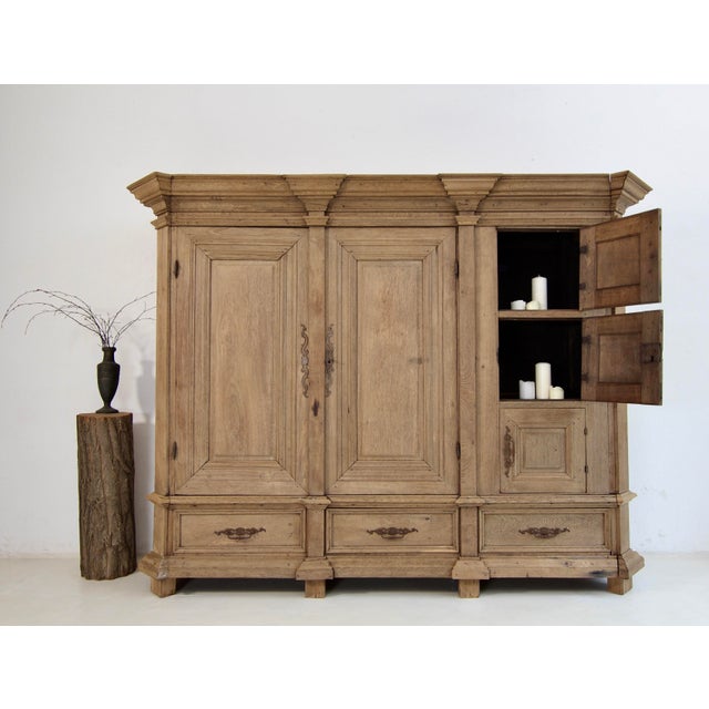 Baroque German Baroque Sacristy Cabinet, Late 18th Century For Sale - Image 3 of 18