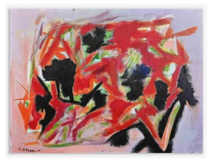 Giorgio Lo Fermo, Abstract Expression, Original Oil on Canvas, 2022