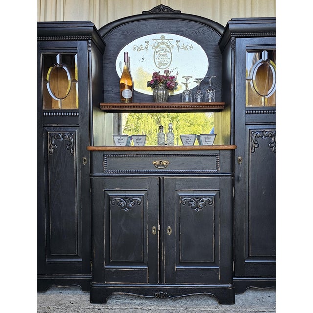 Art Nouveau Style Server Buffet/ Coffee Station/ Bar Station, Circa 1920's For Sale - Image 9 of 18