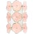 Leighton Small Sconce in Polished Nickel with Blush Tinted Glass Designer: kate spade new york Height: 11.5" Extension: 4"...