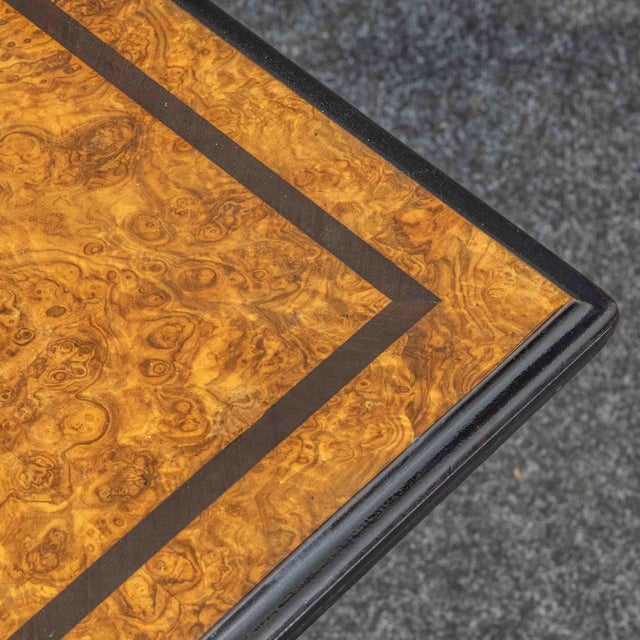 Aesthetic Movement Card Table in Walnut For Sale - Image 6 of 9