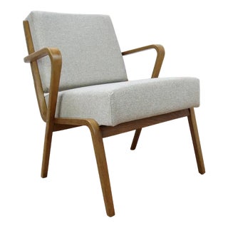 Armchair by Selman Selmanagic for Veb Deutsche Werkstätten Hellerau, 1950s For Sale