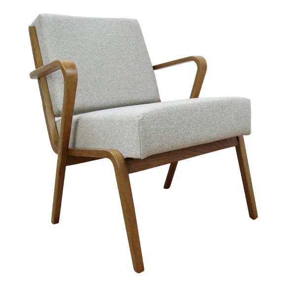 Armchair by Selman Selmanagic for Veb Deutsche Werkstätten Hellerau, 1950s For Sale