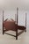 1980s Thomasville Queen Size Mahogany Poster Bed For Sale - Image 5 of 18