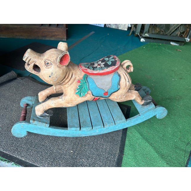 19th Century Rocking Pig For Sale - Image 8 of 8