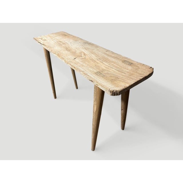 2010s Andrianna Shamaris Wabi Sabi Console Table For Sale - Image 5 of 6