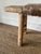 Wood Antique Asian Shandong Elm Bench With Hide Upholstery For Sale - Image 7 of 12