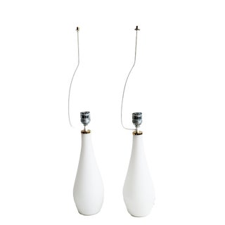 Mid-Century Austrian Table Lamps by Rupert Nikoll, 1950s, Set of 2 For Sale