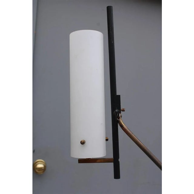 italian Floor Lamp in Brass and Glass, 1950 For Sale - Image 10 of 16