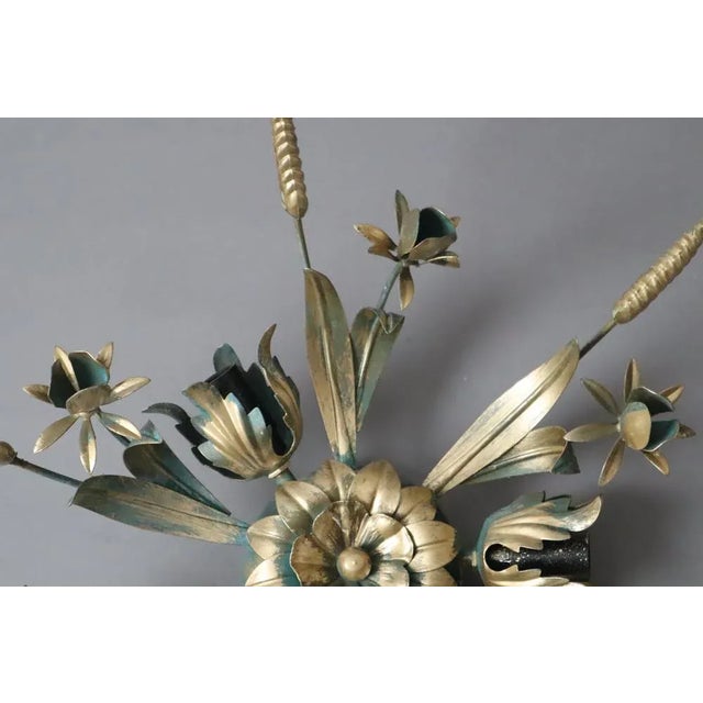 1980s Hollywood Regency Ceiling Light For Sale - Image 5 of 7