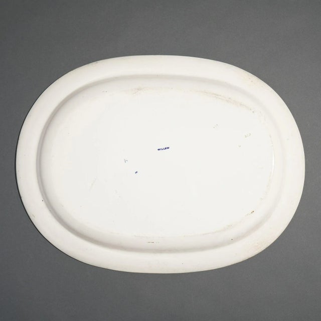 Willow Pattern Oval Platter by Wedgwood, 1891-92 For Sale In Chicago - Image 6 of 11