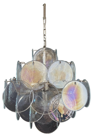 Vintage Italian Murano Chandelier in the style Vistosi, 1970s
