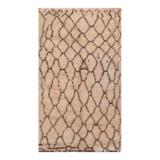 Nazmiyal Collection Vintage Berber Moroccan Diamonds Shag Rug For Sale