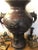 Meiji Period Bronze Twin Handled Urn With Decoration For Sale - Image 9 of 13