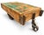Industrial Early 20th Century Globe Vise & Truck Co. Industrial Original Patina Green Oak Factory Cart For Sale - Image 3 of 18