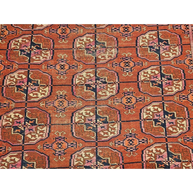Early 20th Century Turkmen Tekke Rug For Sale - Image 10 of 12