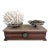 Late 19th C Apothecary Balance Scale Oak and Marble For Sale