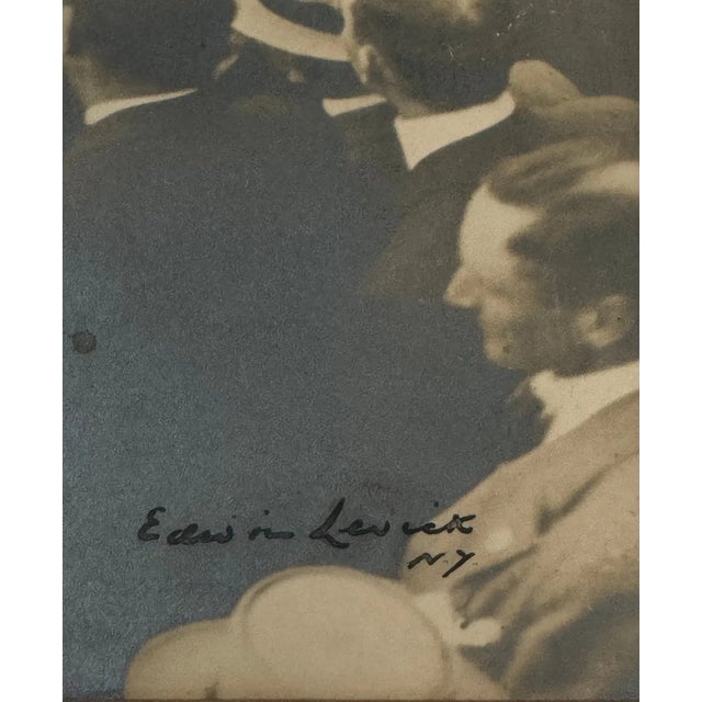 Traditional c.v. Whitney Enlarged Polo Cup Champion 1916 Gelatin Silver Print by Edwin Levick (1869-1929) For Sale - Image 3 of 5